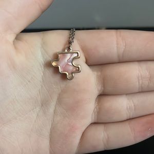Puzzle piece necklace